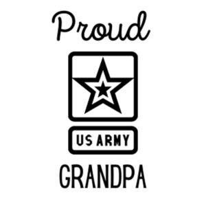 PROUD Army Grandpa Car Decal Sticker